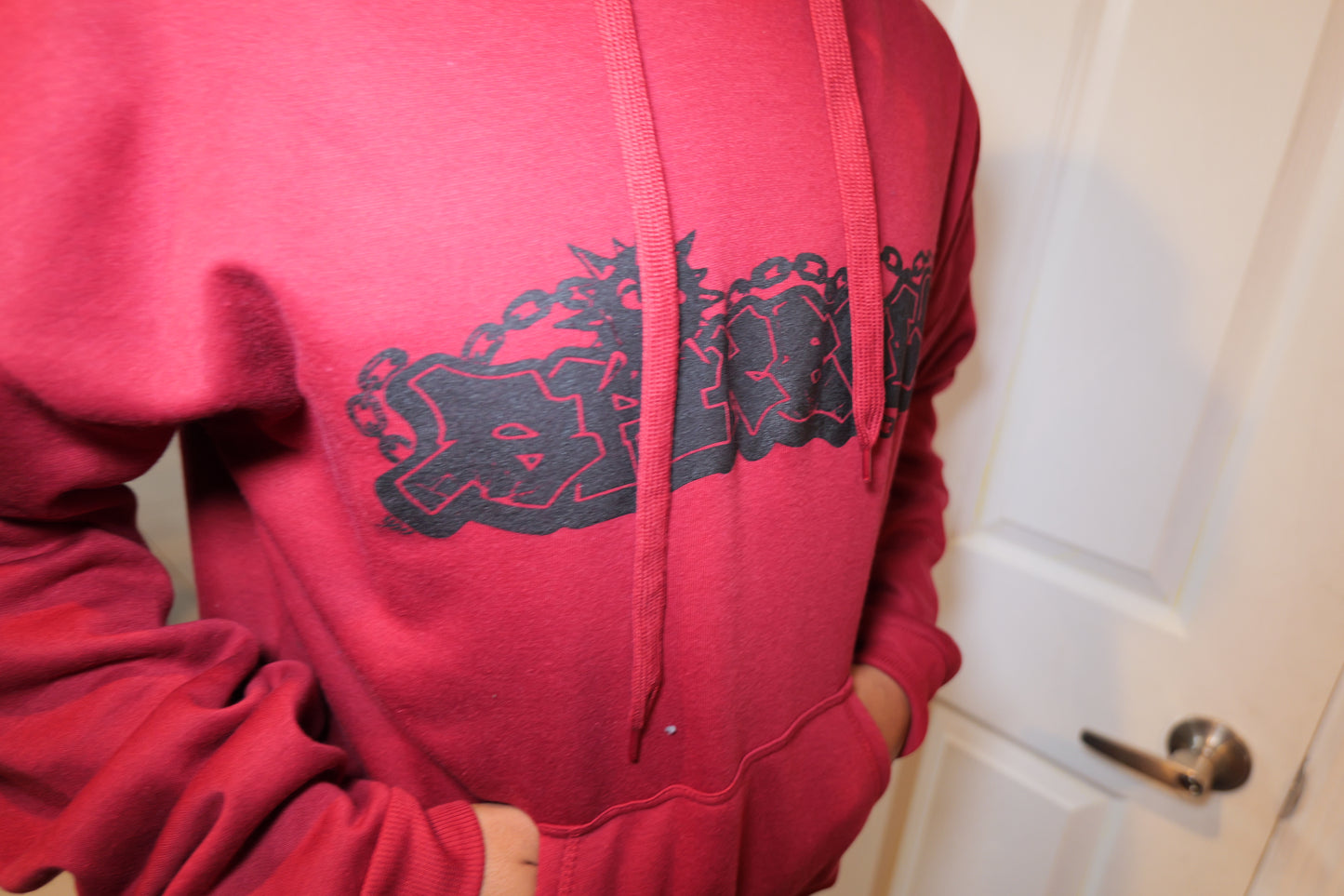 Crimson Spikeclo Hoodie