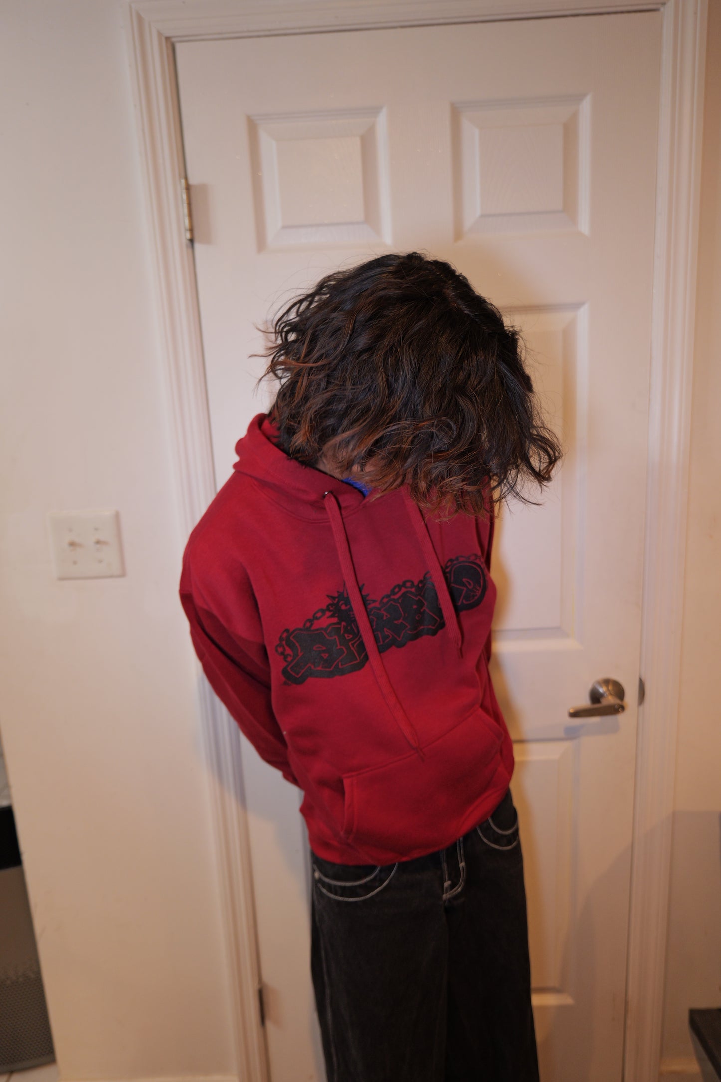 Crimson Spikeclo Hoodie